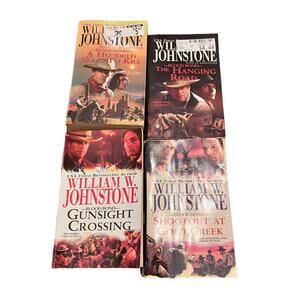 William W. Johnstone, Blood Bond Series, Lot of 4 Western Novels Books Paperback